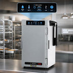 Thumbnail image #4 for Metro HotBlox™ HBCN8-DSPC-CT 8-Pan Pass-Thru Hot Food Holding Cabinet, Digital Touchscreen, Countertop/Stackable, Solid Front/Clear Rear Doors