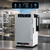 Thumbnail image #4 for Metro HotBlox™ Narrow 8-Pan Pass-Thru Hot Food Holding Cabinet, Digital Touchscreen, Solid Front/Clear Rear Doors, Countertop/Stacking