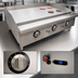 Thumbnail image #4 for Castle Heavy Duty 48-Inch Countertop Natural Gas Griddle with Thermostat Control and Safety Pilots
