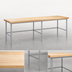 Thumbnail image #3 for John Boos Stainless Steel Baker's Table Frame for 168 x 48 Inch Top
