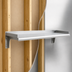 Thumbnail image #3 for Eagle Snap-n-Slide 36-Inch x 12-Inch Wall-Mounted Shelf with Rolled Front Edge, 14-Gauge 304 Stainless Steel