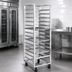 Thumbnail image #3 for Channel Manufacturing 401A-OR Standard Heavy-Duty Single-Section Aluminum End-Load Oven Rack, 20-Pan Capacity