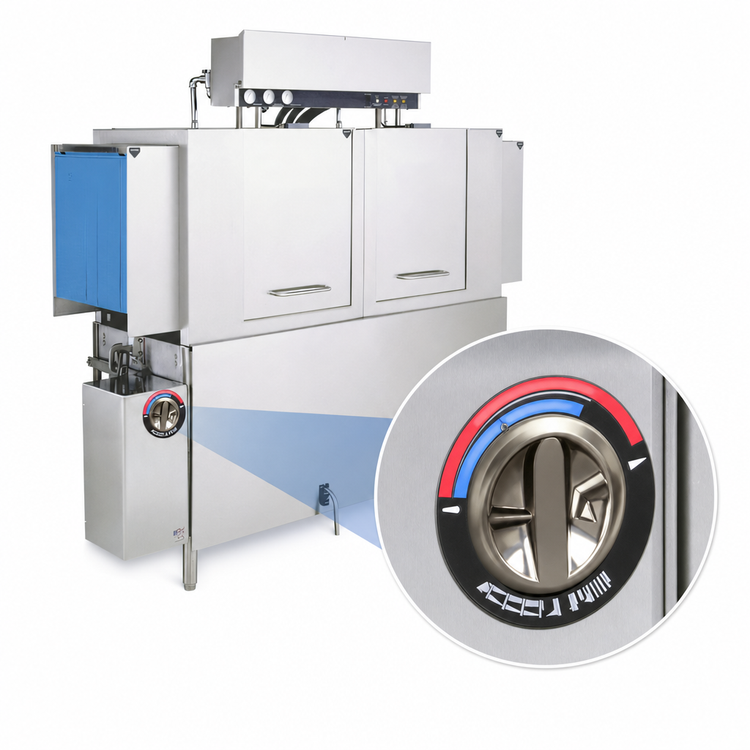 Product image #3 for Jackson AJ-64CE Vision Series High-Temperature Rack Conveyor Dishwasher with Electric Tank Heat