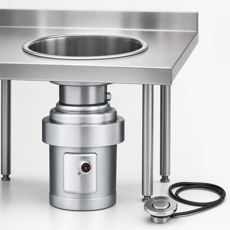 Product image #3 for InSinkErator SS-200 Medium-Capacity Complete Food Waste Disposer Package with 12-Inch Bowl and Manual Reverse Switch