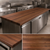 Thumbnail image #3 for Boos Block American Black Walnut Edge Grain Kitchen Countertop, 144 x 30 x 3 Inches, Penetrating Oil Finish