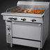 Thumbnail image #3 for Garland Cuisine Series Heavy Duty 36-Inch Natural Gas Plancha Range with Convection Oven