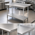 Thumbnail image #3 for Advance Tabco Special Value Series Heavy-Duty Stainless Steel Work Table, 72