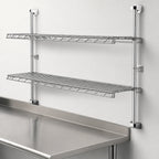 Thumbnail image #3 for Metro Super Erecta 63PDFS Stainless Steel Wall-Mount Shelving Post and Bracket Kit, 63-Inch