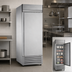 Thumbnail image #3 for Maxx Cold V-Series 27-Inch Wide 1-Section Reach-In Freezer, 19 Cu. Ft., Solid Hinged Door, Bottom-Mount Self-Contained Refrigeration