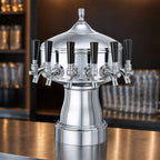 Thumbnail image #3 for Perlick Corporation 4005-6BPC Countertop Glycol-Cooled 6-Faucet Draft Beer Tower, Chrome Finish