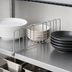 Thumbnail image #3 for Metro Super Erecta Chrome Shelf Divider for Solid Shelves, 8-Inch H x 18-Inch D