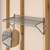 Thumbnail image #3 for Snap-n-Slide 48 Inch W x 12 Inch D Wall-Mounted Wire Shelf, Pewter Gray Epoxy, 140 lb Capacity