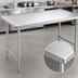 Thumbnail image #3 for Advance Tabco 144-Inch x 24-Inch 14 Gauge 304 Stainless Steel Work Table with Galvanized Open Base