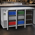 Thumbnail image #3 for Kelvinator Commercial 73-Inch Three-Door Back Bar Cooler with Self-Contained Side-Mounted Refrigeration