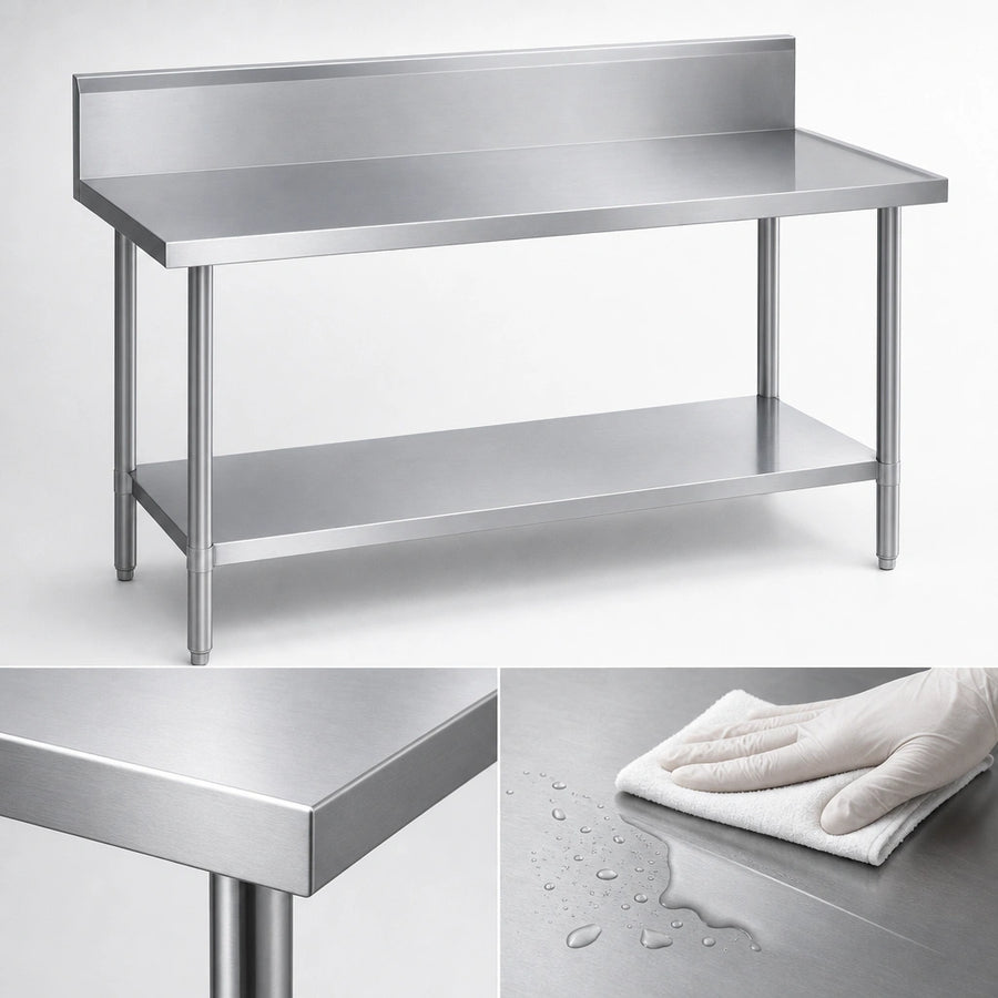 14-Gauge 300-Series Stainless Steel Top
