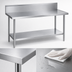 Thumbnail image #3 for Duke Stainless Steel Work Table with 10-Inch Riser, 72 x 30 Inches, and Undershelf