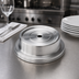 Thumbnail image #3 for Round Stainless Steel Satin Finish Plate Cover for 6-5/8 Inches to 6-7/8 Inches Plates