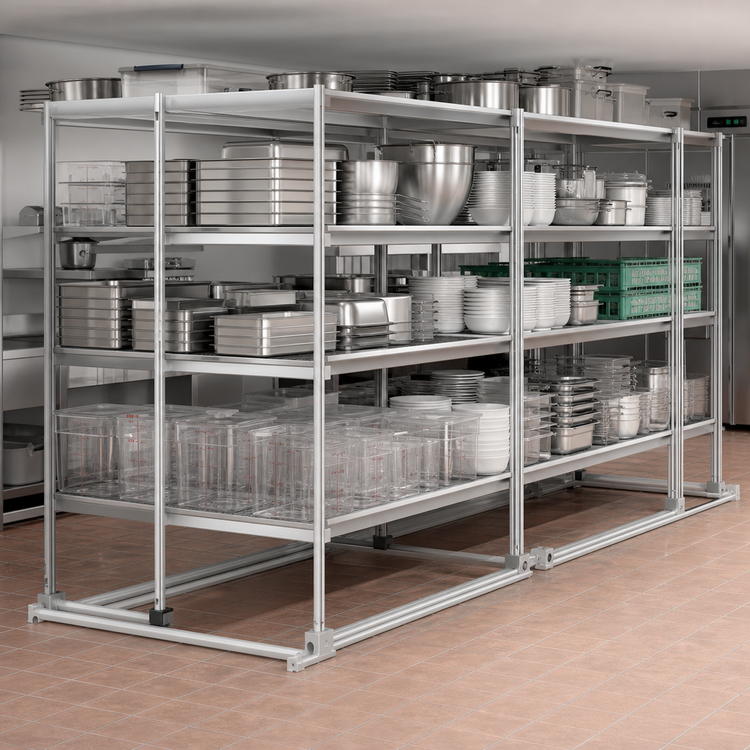 Product image #3 for Eagle Floor-Trak Double-Deep 15 Ft. Floor Track Kit with Aluminum Tracks