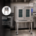 Thumbnail image #3 for Imperial PCVE-1 Full-Size Single Deck Electric Convection Oven with Dual 50/50 Doors