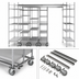 Thumbnail image #3 for Metro TOP-TRACK Super Erecta 21-Inch Wide Mobile Track Shelving Unit Kit with Metroseal 3 Epoxy-Coated Posts