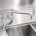 Thumbnail image #3 for BK Resources OptiFlow 4-Inch Deck Mount Heavy Duty Faucet with 10-Inch Swing Spout