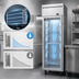 Thumbnail image #3 for Victory Elite V-Core 26-Inch Wide Reach-In Glass Door Freezer, 1-Section, Top-Mounted Self-Contained, 21.66 Cu. Ft.