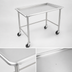 Thumbnail image #3 for John Boos 48-7/8-Inch x 30-3/8-Inch Stainless Steel Sorting Table with Raised Edge and Locking Casters