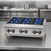 Thumbnail image #3 for Winco Spectrum™ 36-Inch Countertop Natural Gas Hot Plate with 6 Open Burners