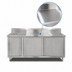 Thumbnail image #3 for John Boos 48-Inch x 36-Inch Stainless Steel Beverage Unit with Right Trash Chute and Cabinet Base
