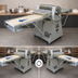 Thumbnail image #4 for BakeMax BMFRS01 Floor Model Reversible Dough Sheeter with 17 x 79-Inch Conveyor