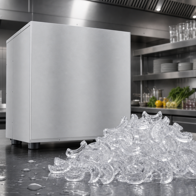 Product image #3 for Hoshizaki KMH-2100SRJZ3 36 Inch High Capacity Stackable Remote Air-Cooled Crescent Cube Ice Maker, 3-Phase