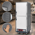 Thumbnail image #3 for Metro C5 3 Series Gray Insulation Armour Full Height Mobile Heated Holding and Proofing Cabinet with Dutch Solid Doors