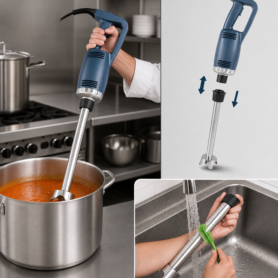 18-Inch Removable Stainless Steel Shaft
