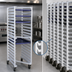 Thumbnail image #3 for Panco Full-Height 20-Pan Mobile Z-Type Nesting Sheet Pan Rack, Aluminum