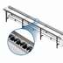 Thumbnail image #3 for Dinex DXIESR18 Tray Make-Up Conveyor with PVC Rollers, 18 ft. Section