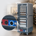 Thumbnail image #3 for Metro C5 3 Series Mobile Full-Height Heated Holding and Proofing Cabinet with Moisture Control, Gray Insulation Armour, and Dutch Clear Doors
