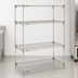 Thumbnail image #3 for Metro Super Adjustable Super Erecta Starter Wire Shelving Unit, 60W x 21D x 63H, 4 Shelves, Chrome Plated