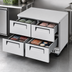 Thumbnail image #3 for Turbo Air Super Deluxe 2-Section Undercounter Drawer Freezer, Front Breathing, 4 Drawers, 48-1/4 Inch, 14.8 Cu. Ft.