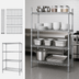 Thumbnail image #3 for Quantum 4-Shelf Chrome-Plated Wire Shelving Starter Kit, 36