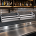 Thumbnail image #3 for Glastender DSR-56 Double 56-Inch Stainless Steel Speed Rail with Open Step-and-Rail Design