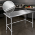 Thumbnail image #3 for John Boos Stallion 48 Inch x 36 Inch Stainless Steel Flat Top Work Table with Safety Edge