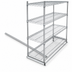 Thumbnail image #3 for Eagle Floor-Trak Single-Deep 13-Foot Floor Track Kit for Wire Shelving