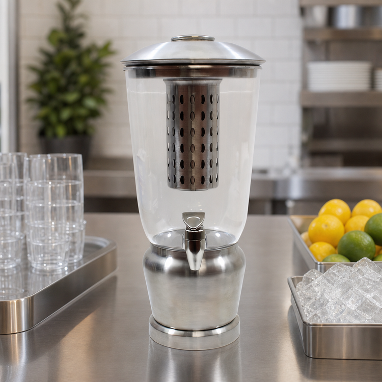 Product image #3 for Single 1.25 Gallon Beverage Dispenser Infuser with Tritan Reservoir