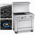 Thumbnail image #3 for Southbend Ultimate 36-Inch Gas Restaurant Range with 2 Open Burners, 24-Inch Griddle and Convection Oven