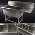 Thumbnail image #3 for Pro-Bowl 2-Compartment Stainless Steel Sink with 24-Inch Right Drainboard