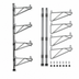 Thumbnail image #3 for Eagle Group Valu-Gard Adjustable Post Wire Wall Mount End Unit for 24-Inch Deep Shelves, 63-Inch Posts