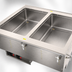 Thumbnail image #3 for Vollrath Two-Well Drop-In Electric Hot Food Well with Marine-Grade 316 Stainless Steel Wells, Infinite Controls, and Manifold Drain