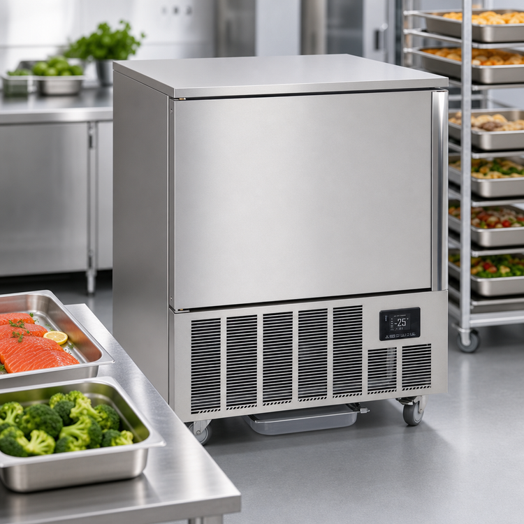 Product image #3 for HURRiCHiLL AP5BCF45-2-P Reach-In Self-Contained Blast Chiller/Shock Freezer, 5-Pan, 208V