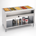 Thumbnail image #3 for Randell 78-Inch Electric Common Waterbath Hot Food Table with 5-Pan Open Shelf Base