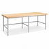 Thumbnail image #3 for John Boos Stainless Steel Baker's Table Frame for 84 x 48 Inch Wood Top, Without Bin Stops